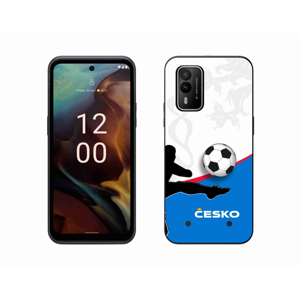 Zselés borítás mmCase a Nokia XR21 készülékhez - futball Csehország 3