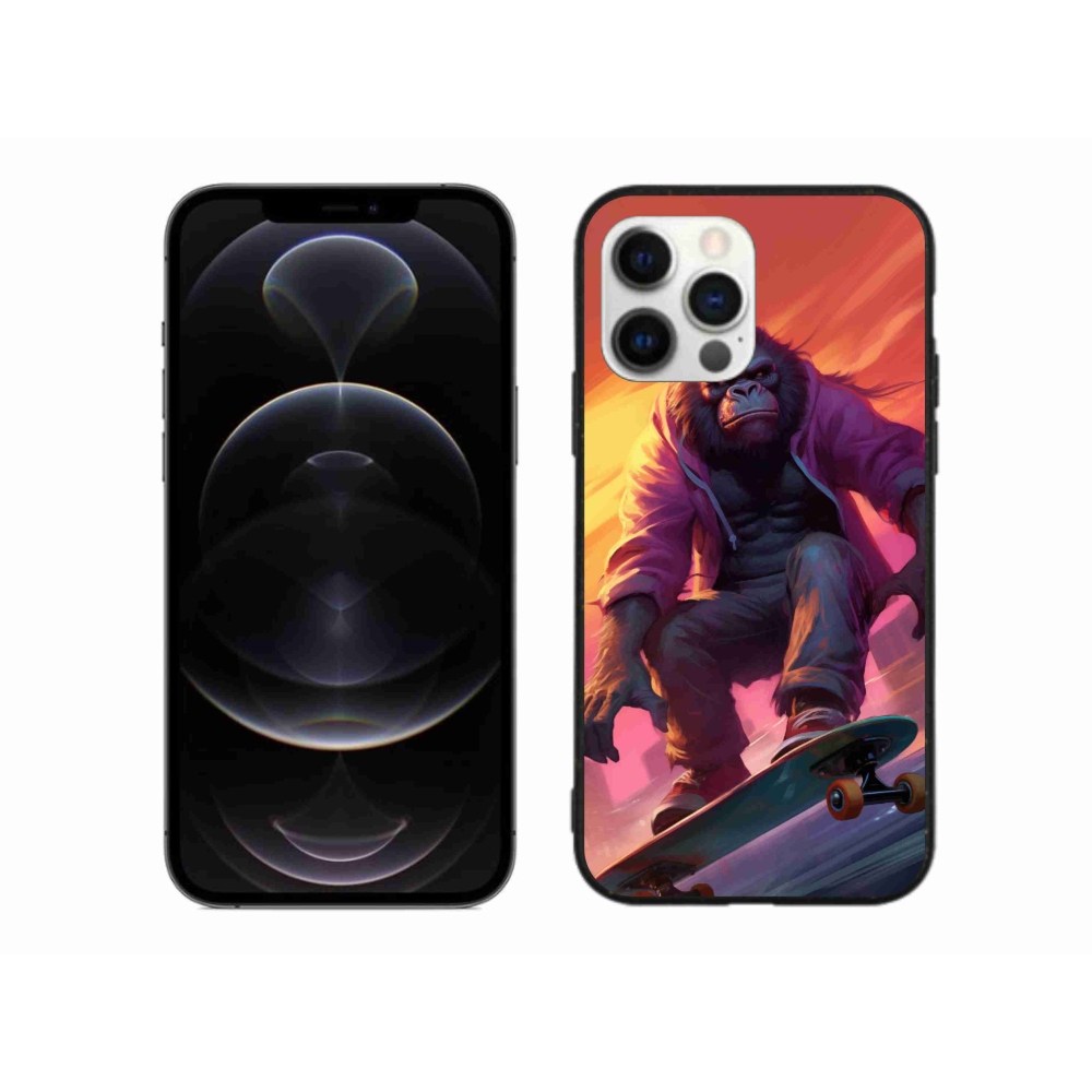 Gél borítás mmCase iPhone 12 Pro Max készülékhez - gorilla gördeszkán