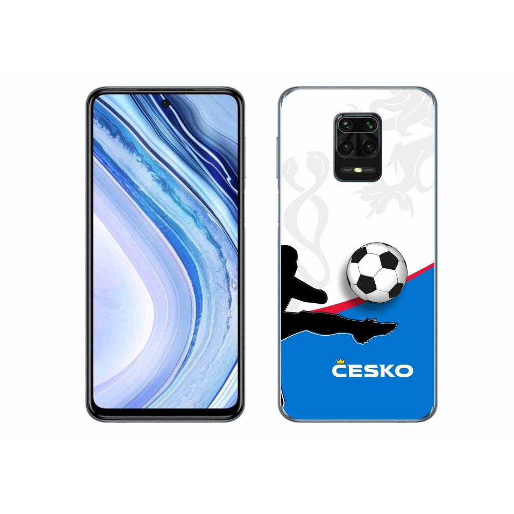 Gél borítás mmCase a Xiaomi Redmi Note 9S - futball Csehország 3