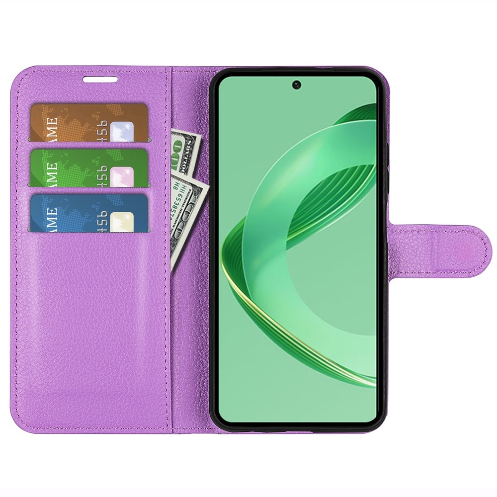Litchi könyv tok Huawei Nova 12 SE-hez - lila