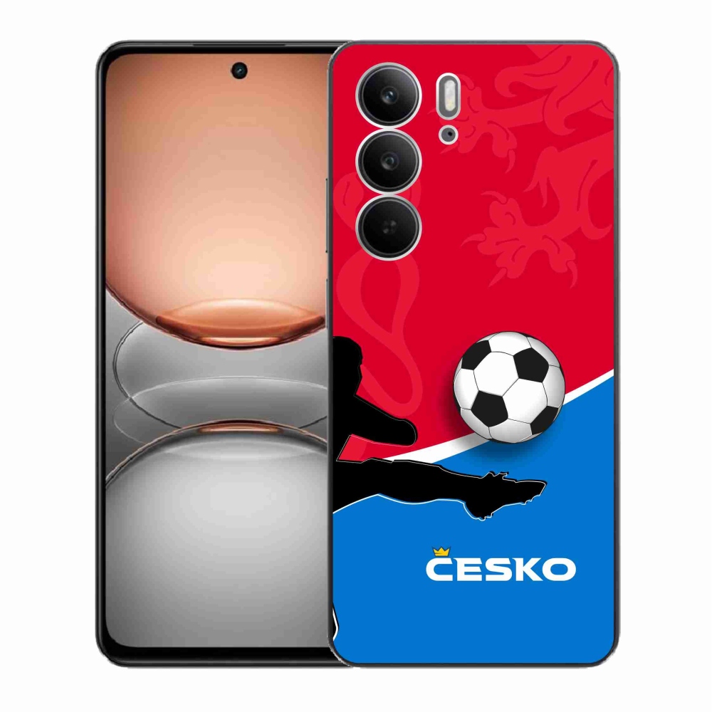 Gél borítás mmCase a Realme C75-hez - futball Csehország 2