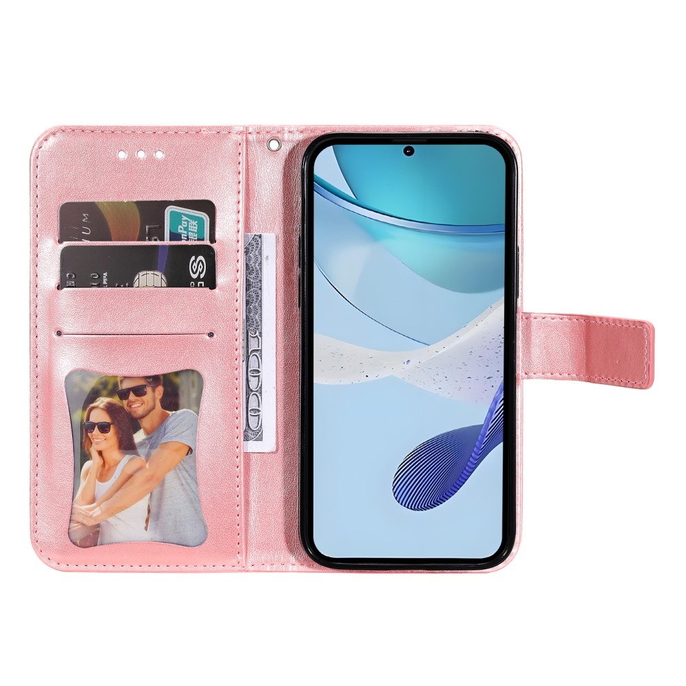 Mandala könyvtáska a Realme C75 készülékhez - rózsaszín