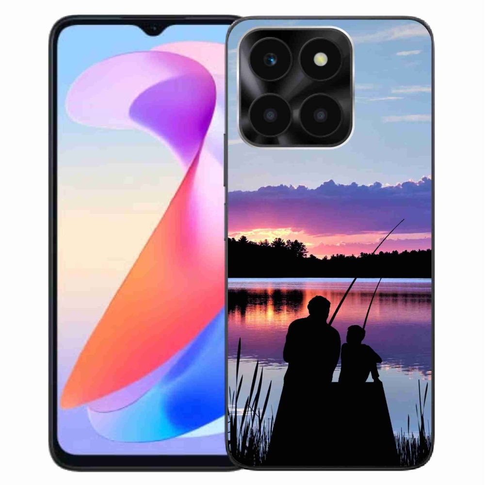 Zselés borítás mmCase a Honor X6a számára - halászat 2