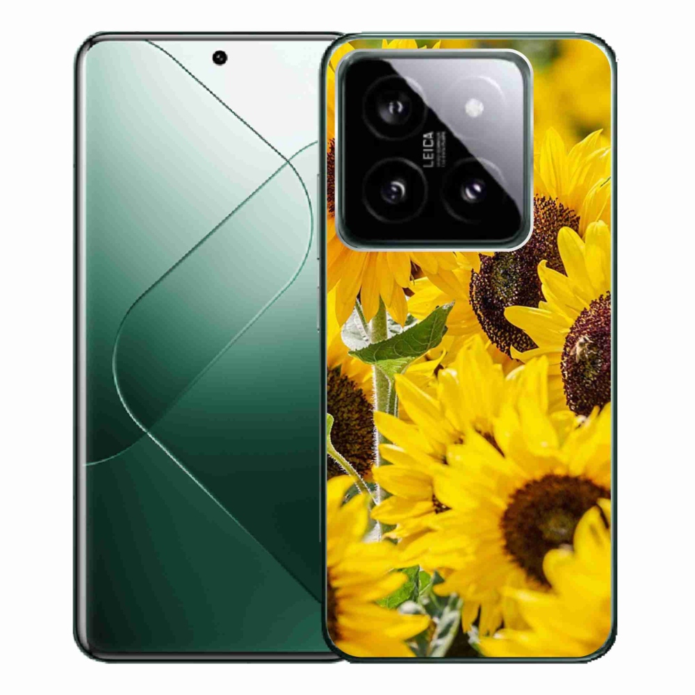 Gél borítás mmCase a Xiaomi 14 Pro-hoz - Napraforgó