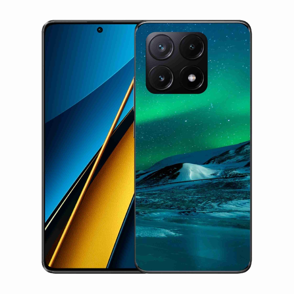 Gél borítás mmCase a Xiaomi Poco X6 Pro 5G számára - sarki fény
