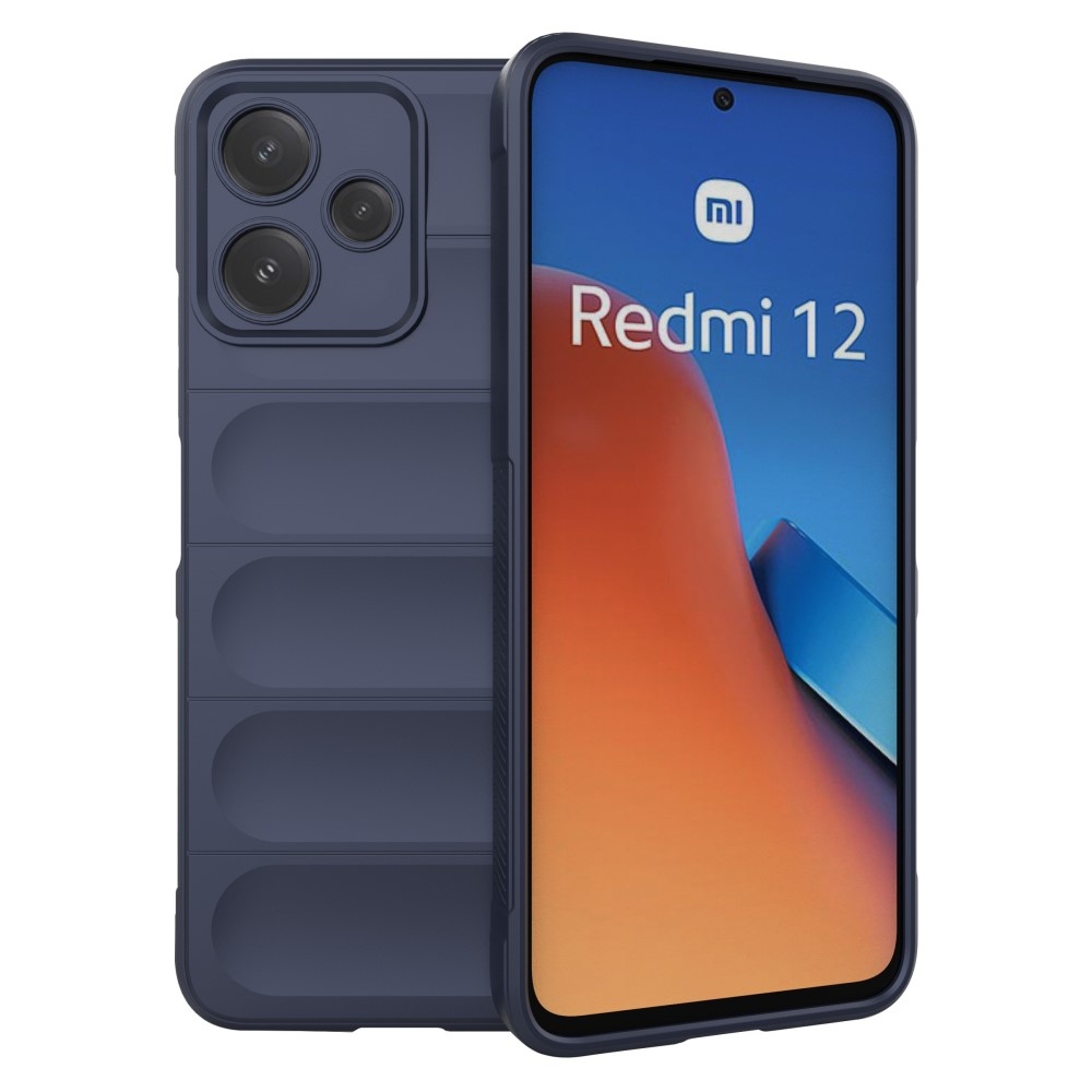 Rugg tartós zselés tok Xiaomi Redmi 12 5G - sötétkék