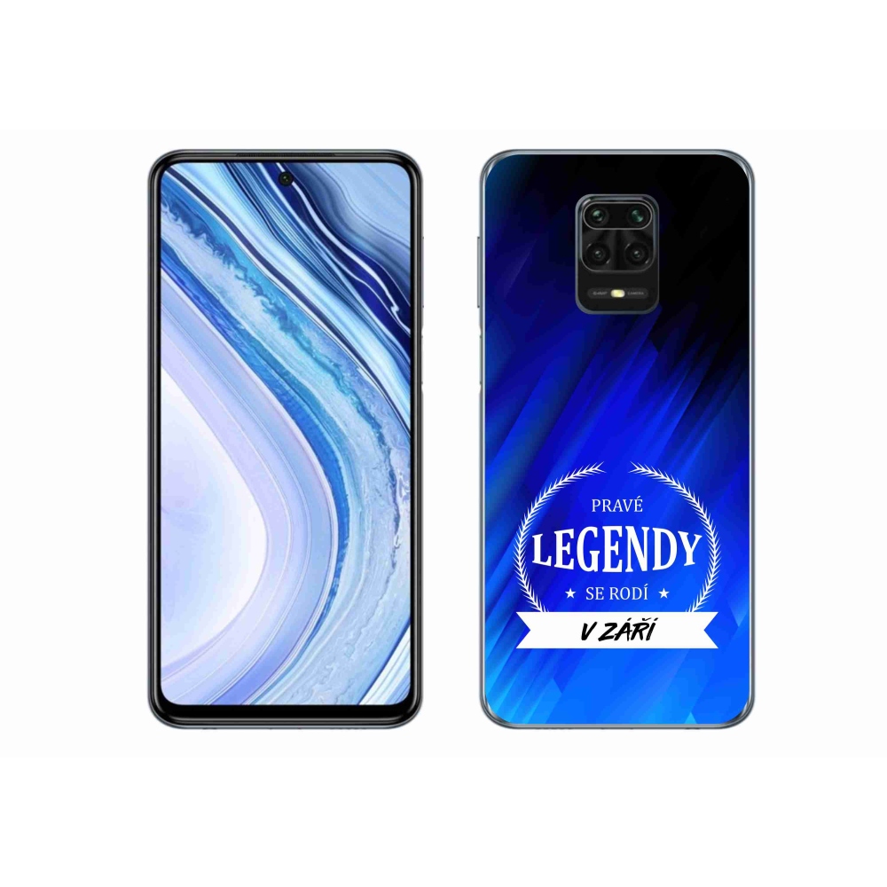 Gél borítás mmCase a Xiaomi Redmi Note 9 Pro - Legendák szeptemberi kék háttérrel