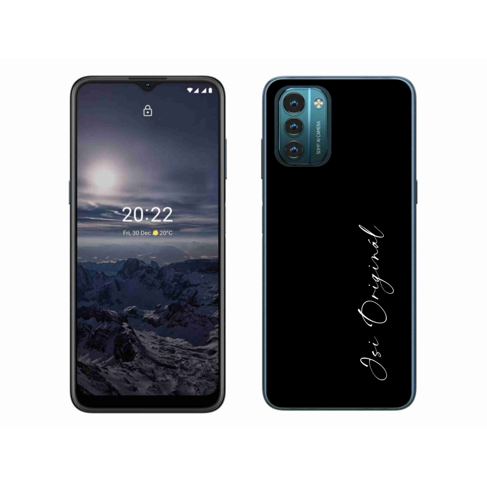Zselés borítás mmCase a Nokia G11/G21 készülékhez - te vagy az eredeti fekete háttér