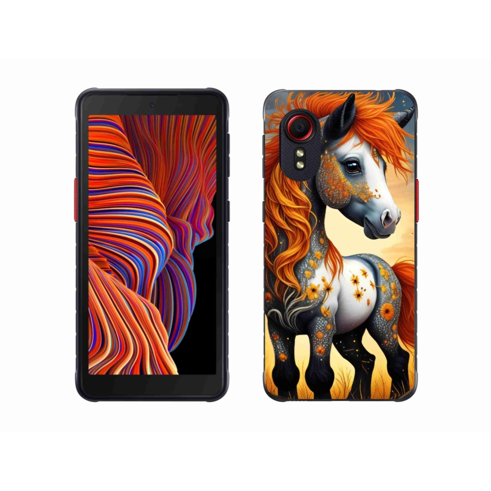 Zselés borítás mmCase Samsung Galaxy Xcover 5 - színes póni