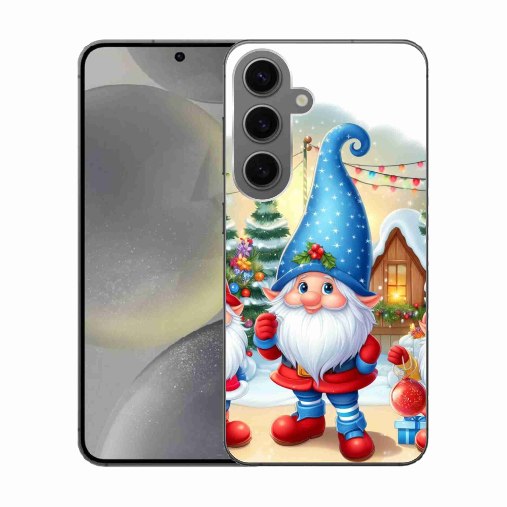 Gél borítás mmCase Samsung Galaxy S24 készülékhez - Karácsonyi manók