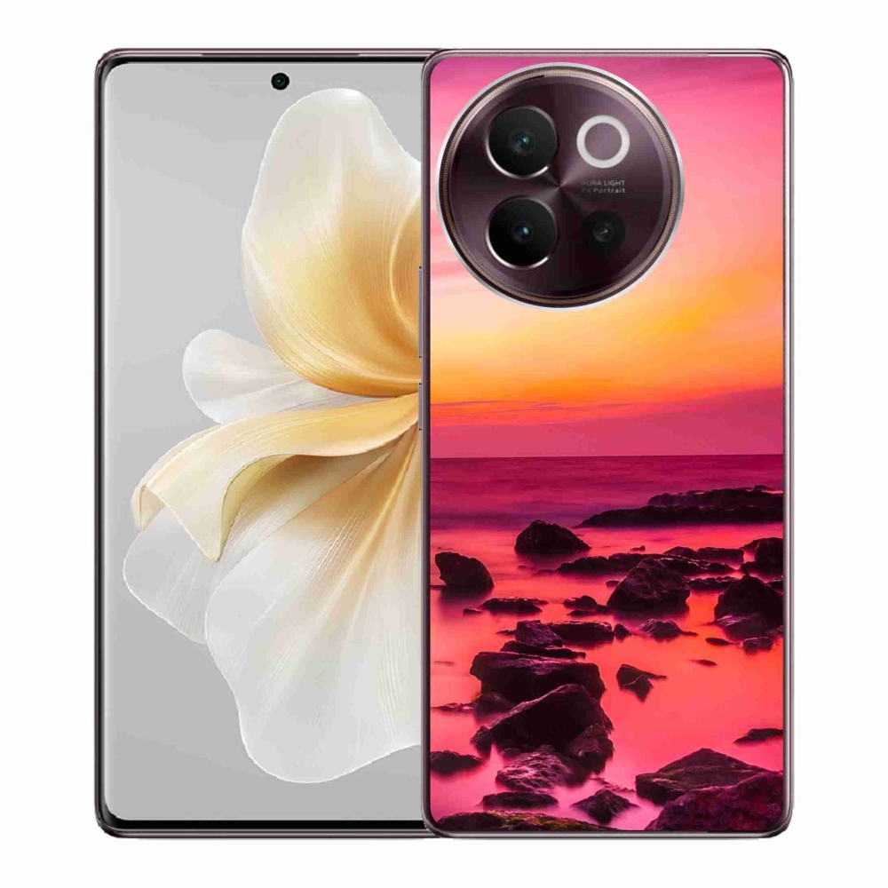 Gélburkolat mmCase a Vivo V40 Lite 5G-n - Tenger és ragyogás