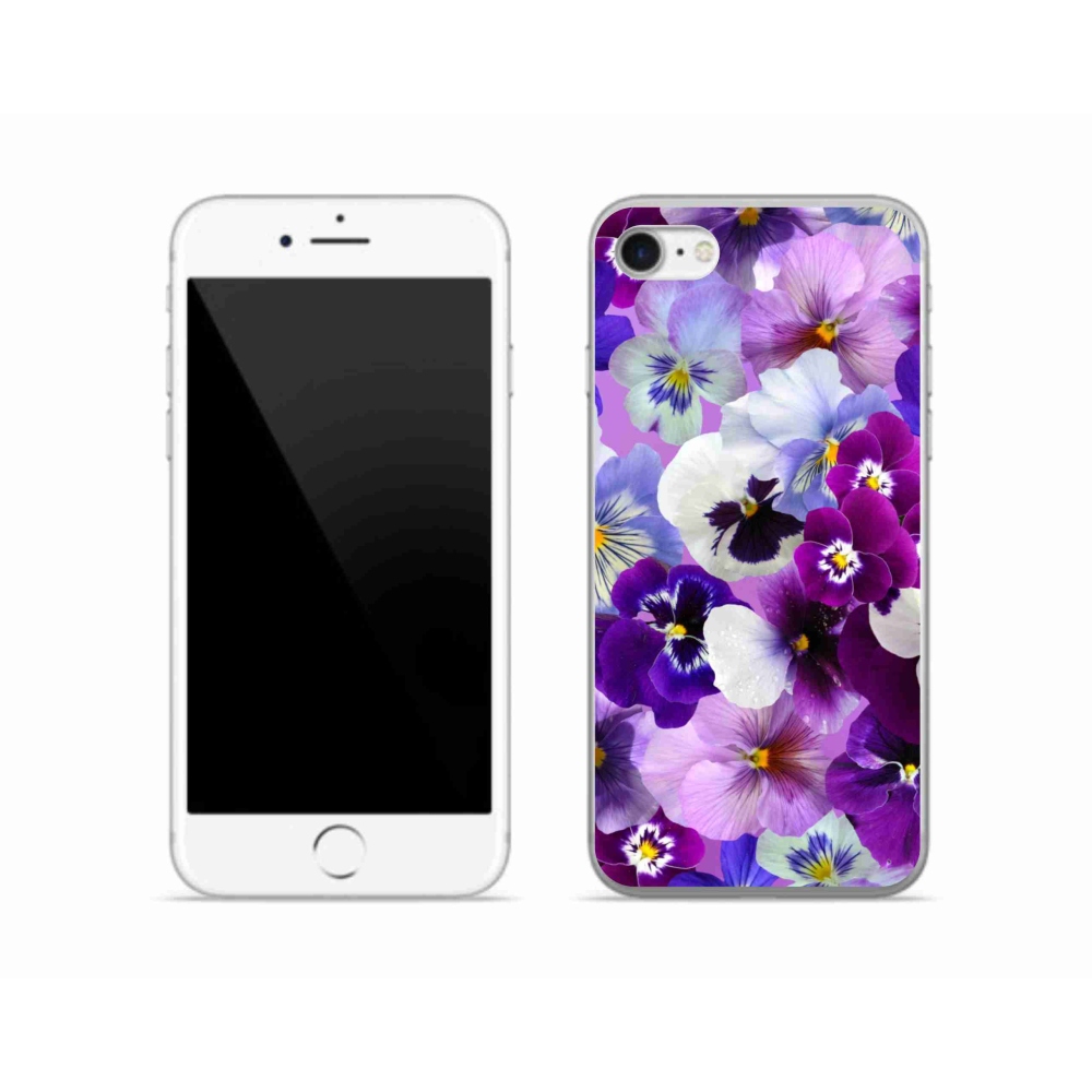 Gél borítás mmCase iPhone SE (2022) - virágok 9
