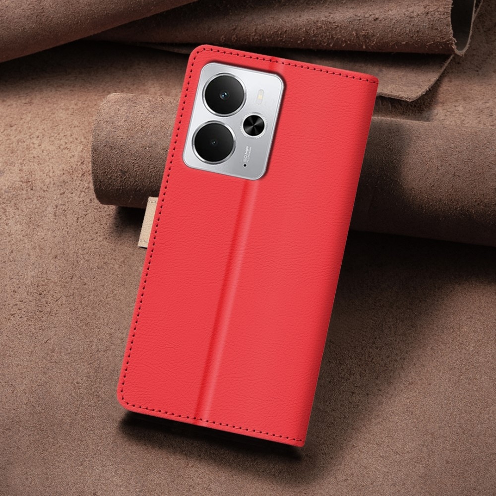 BNF DUO könyvtáska a Realme 14 5G készülékhez - piros színű