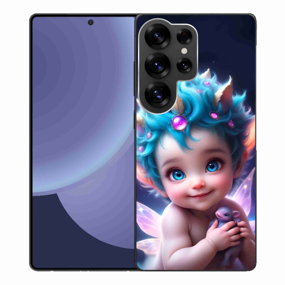 Gél borítás mmCase Samsung Galaxy S25 Ultra - baba pillangószárnyakkal