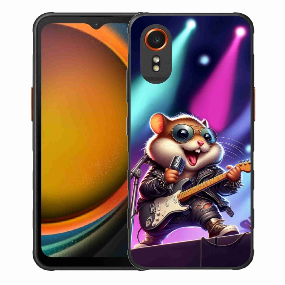 Gél borítás mmCase Samsung Galaxy Xcover 7 készülékhez - hörcsög hintaló