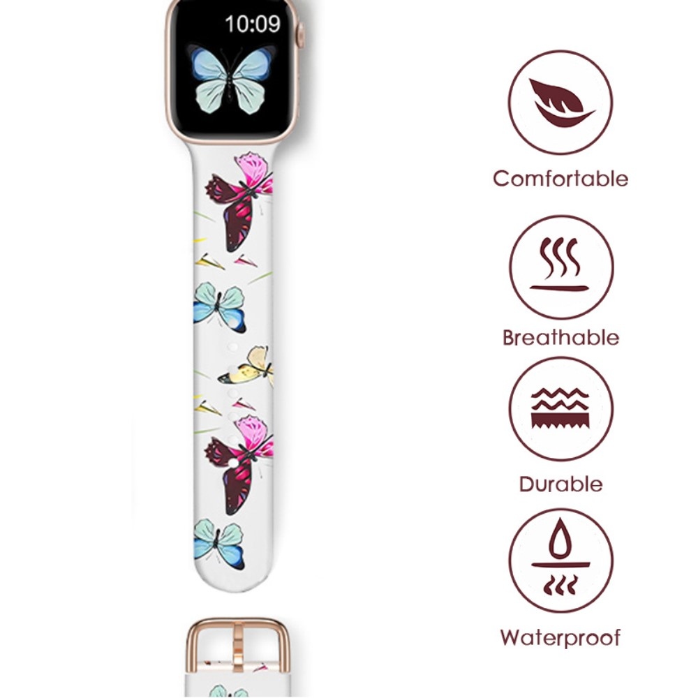 Szilikon pánt Apple Watch Ultra/Ultra 2 49mm/SE/SE 2022/2023 44mm/9/8/7 45mm/6/5/4 44mm/3/2/1 42 mm - A minta