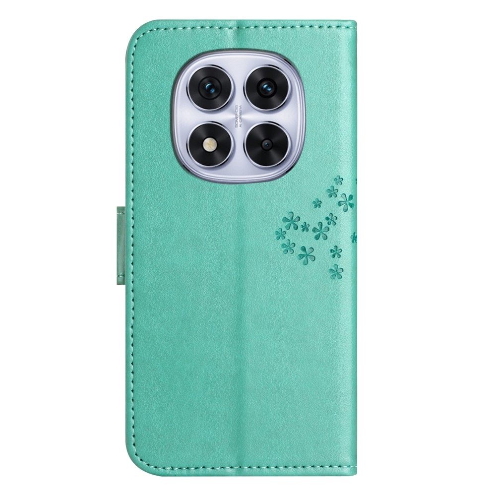 Fa könyv tok Xiaomi Redmi Note 14 Pro 5G/Poco X7 5G/Note 14 Pro+ 5G - teal színben