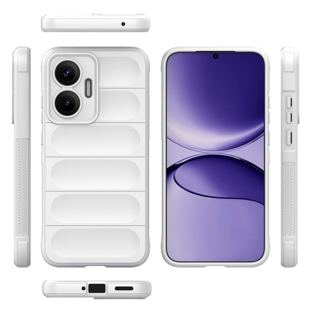 Rugg tartós zselés tok Xiaomi Poco F7 5G - fehér