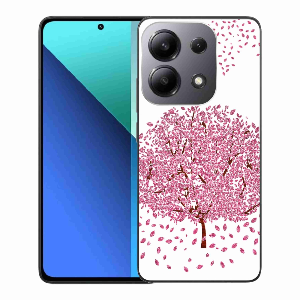 Gél borító mmCase a Xiaomi Redmi Note 13-hoz - rajzfilmfa levelekkel