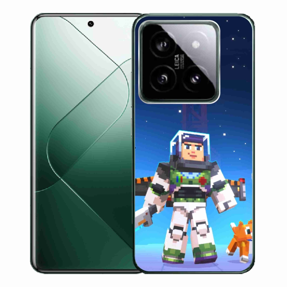 Gél borítás mmCase a Xiaomi 14 Pro-hoz - minecraft 2