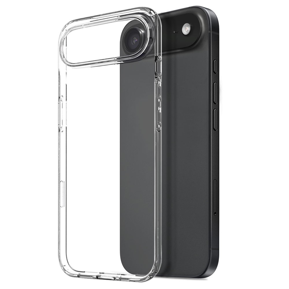 NORTHJO átlátszó zselés tok + edzett üveg iPhone 17 Air készülékhez - átlátszó