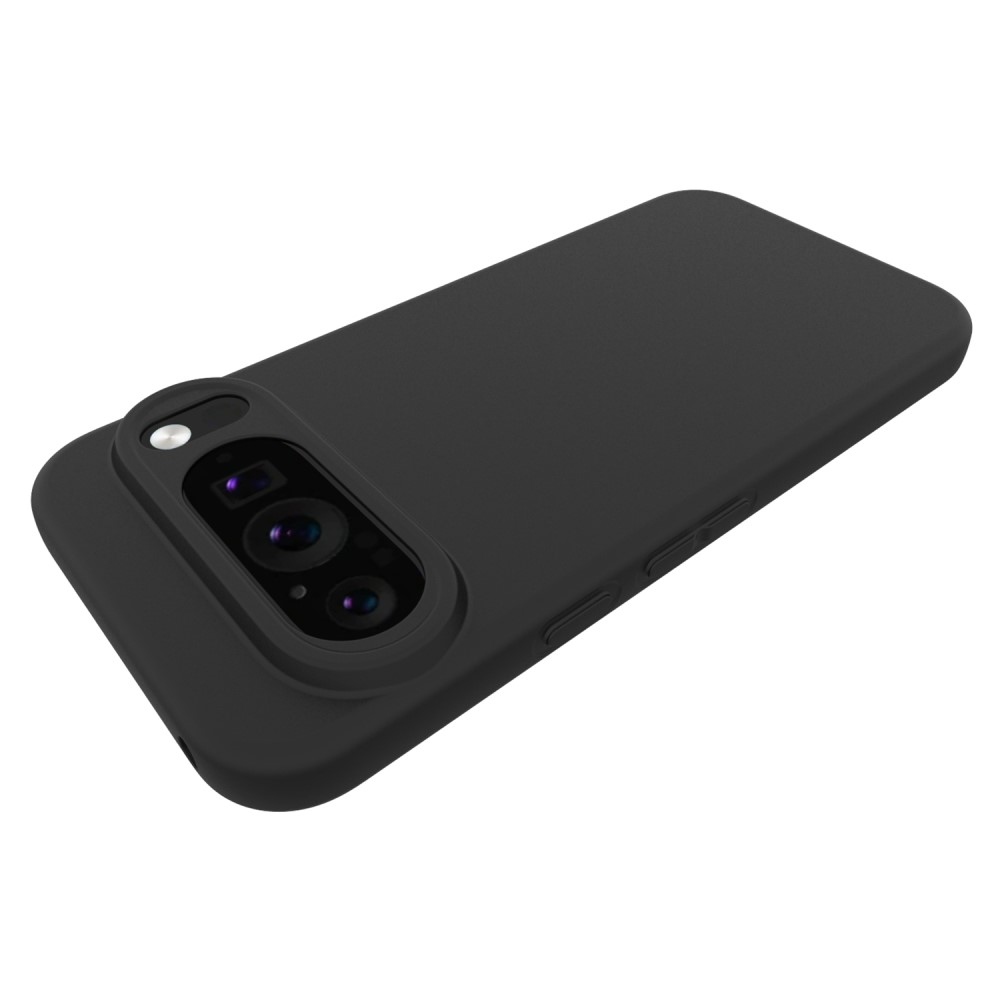 Matt zselés tok Google Pixel 9/9 Pro készülékhez - fekete