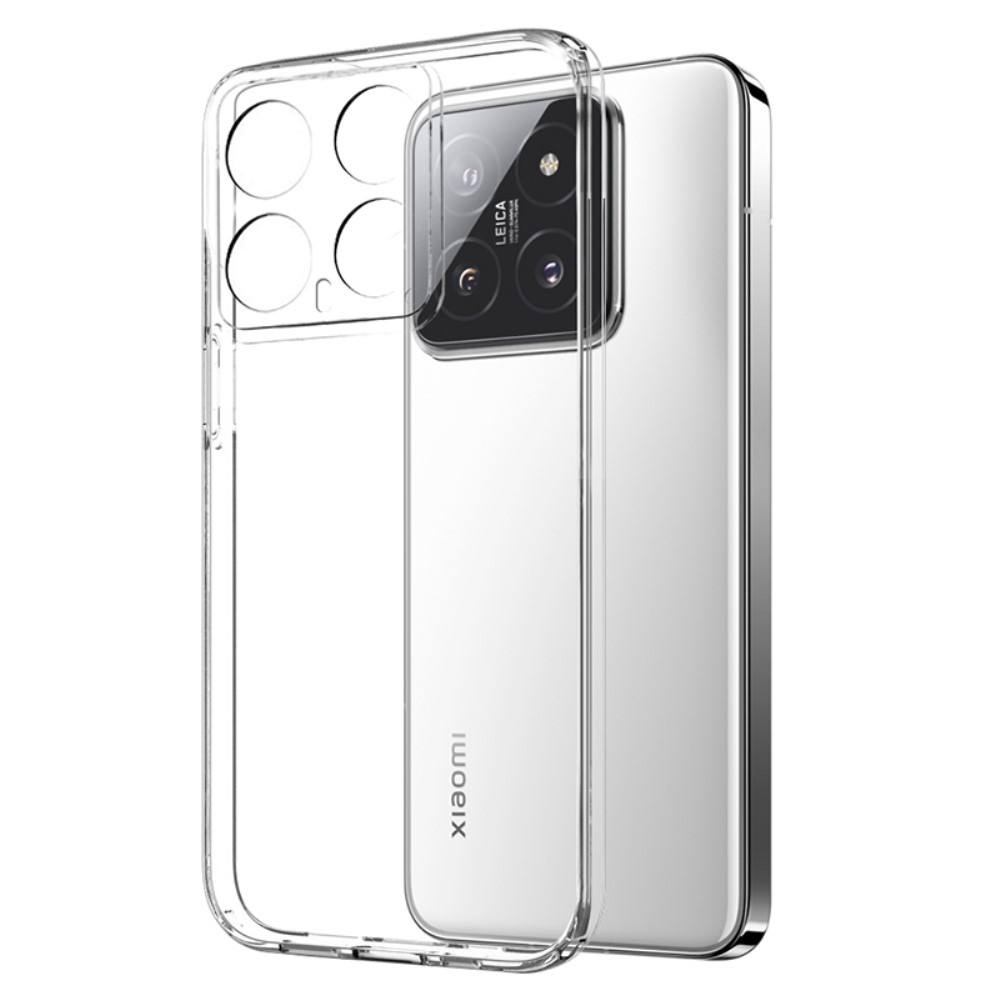 NORTHJO átlátszó zselés tok + edzett üveg Xiaomi 14 - átlátszó