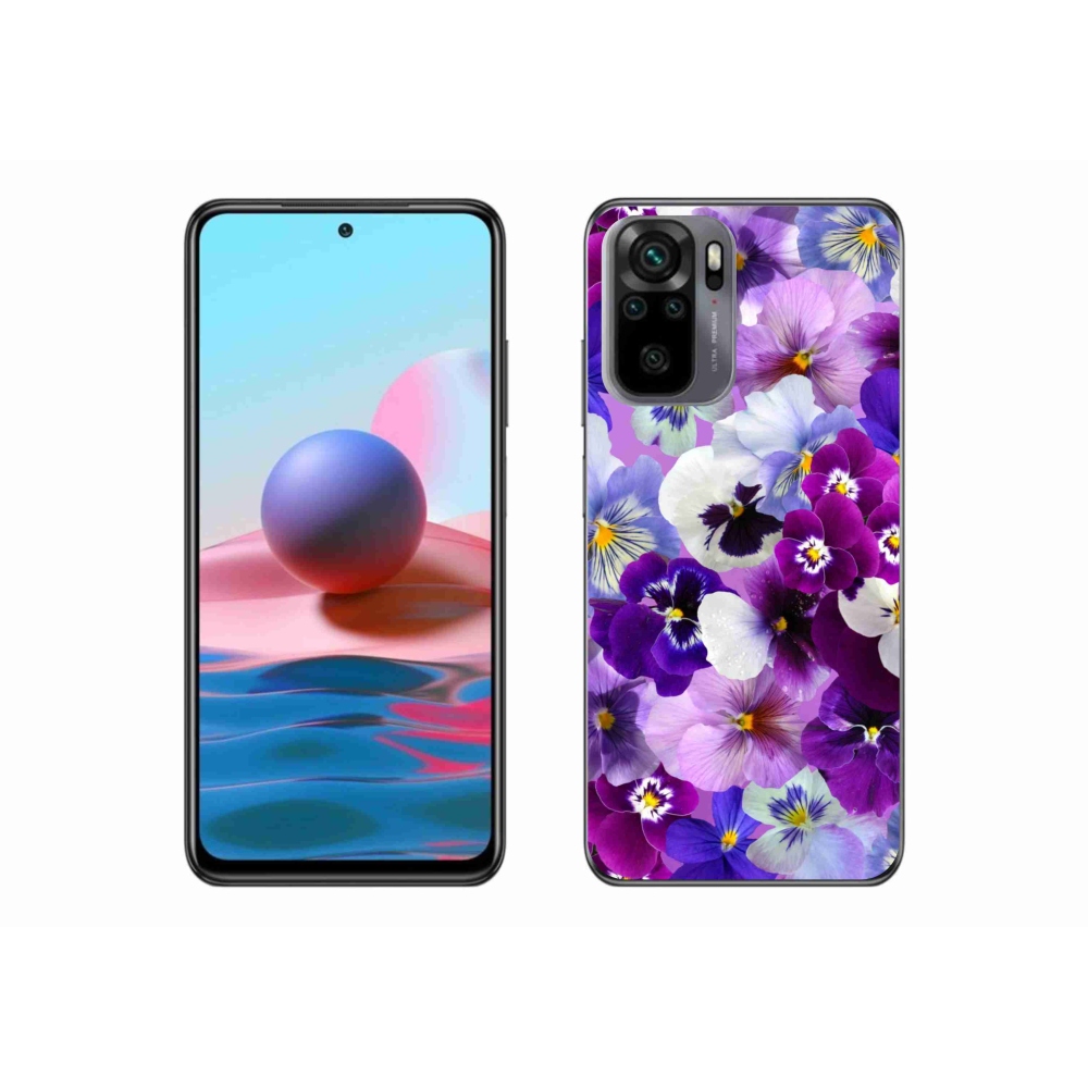 Gél borító mmCase a Xiaomi Redmi Note 10S-hez - virágok 9