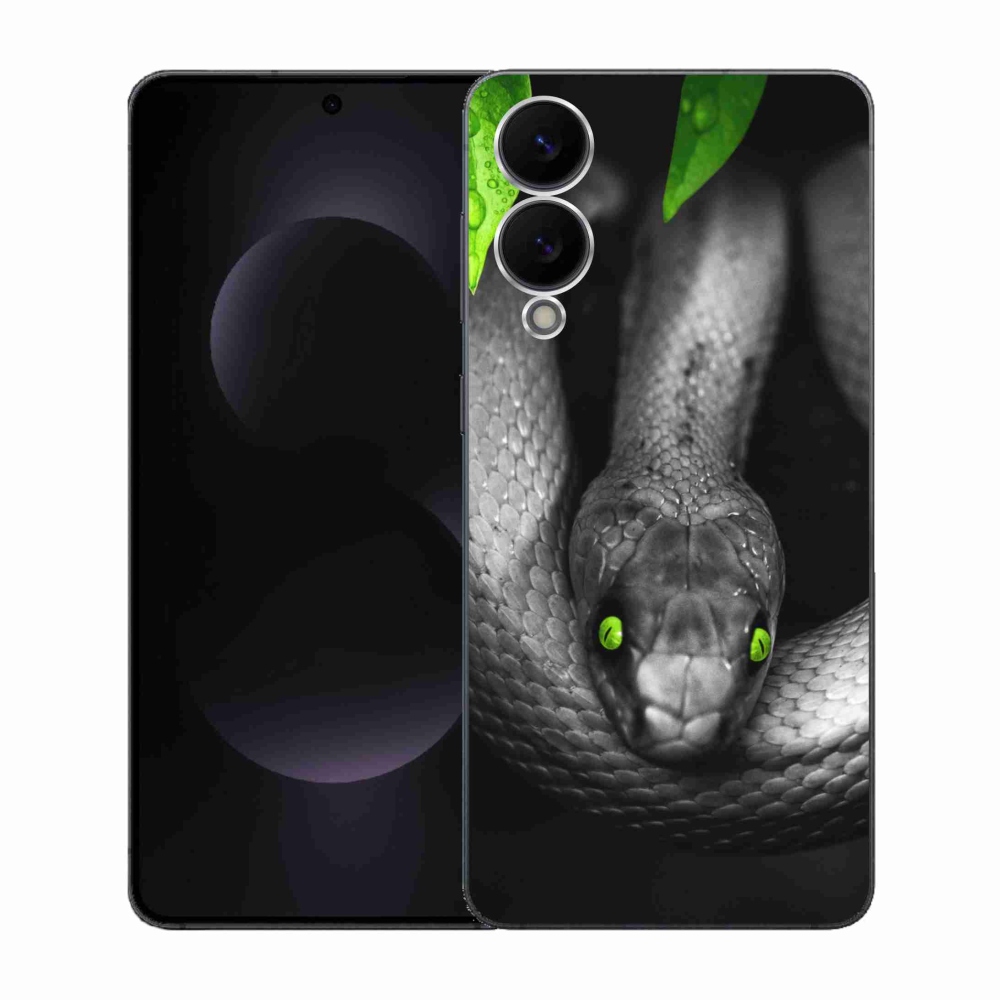 Gél borítás mmCase Samsung Galaxy S25 Edge készülékhez - kígyó