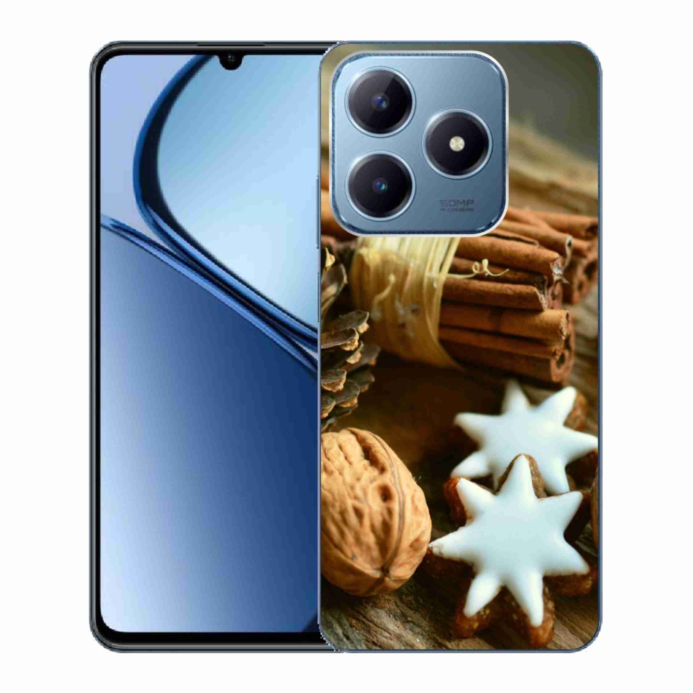 Gél borítás mmCase a Realme C63 készülékhez - fahéj és mézeskalács