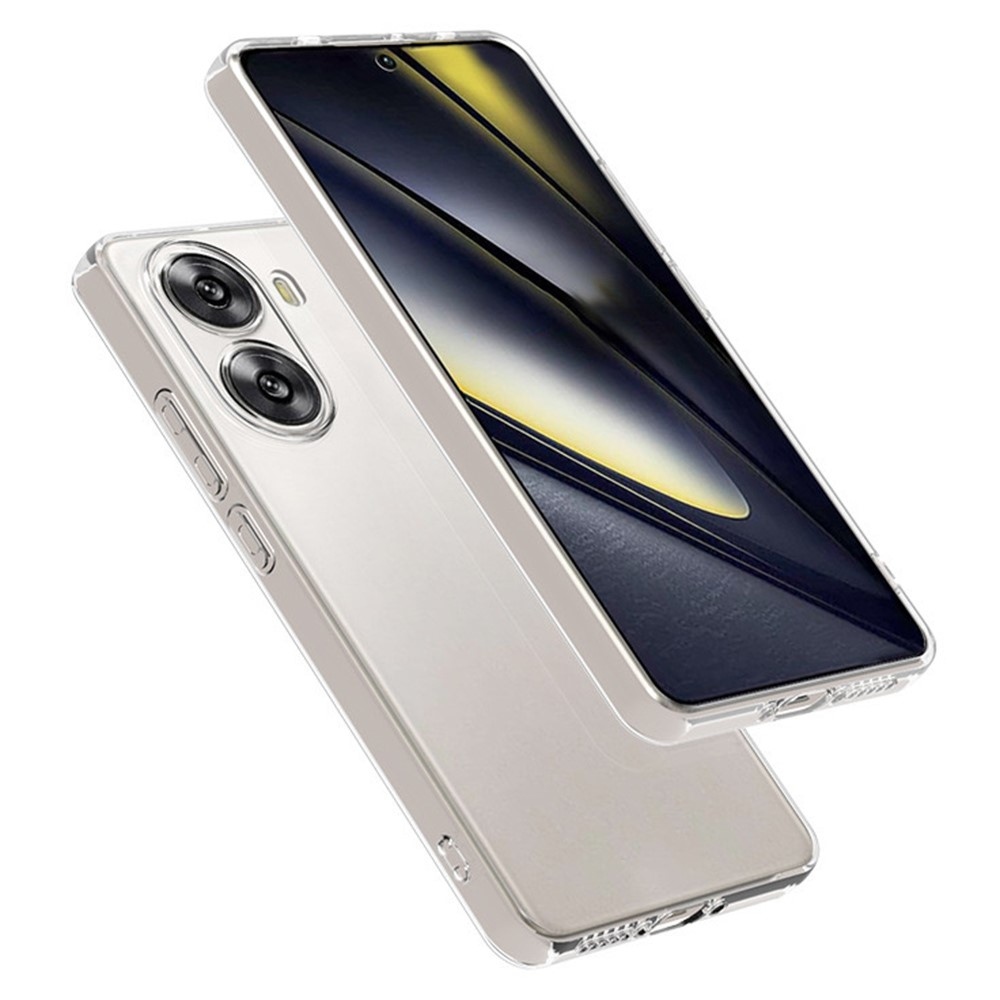 Átlátszó zselés tok a Xiaomi Poco X7 Pro 5G számára - átlátszó
