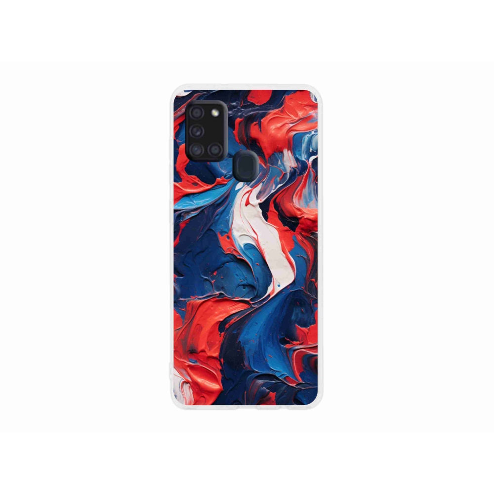 Gél borítás mmCase Samsung Galaxy A21s - absztrakt motívum 7