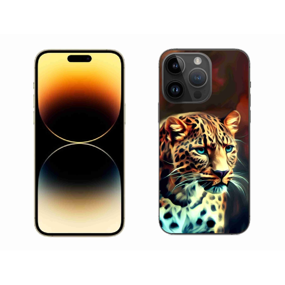 Zselés borítás mmCase iPhone 14 Pro Max készülékhez - leopárd