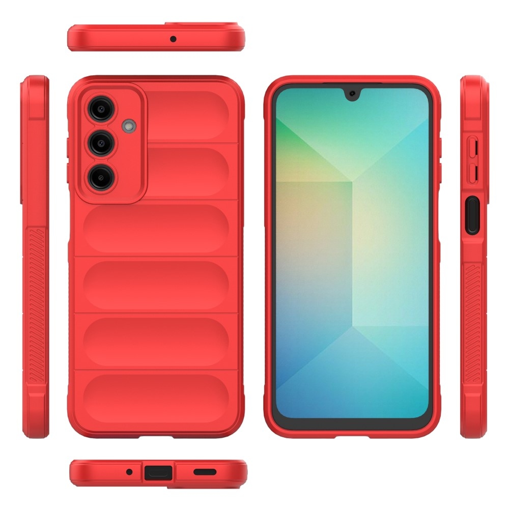 Rugg tartós zselés tok Samsung Galaxy A16 4G/5G készülékhez - piros