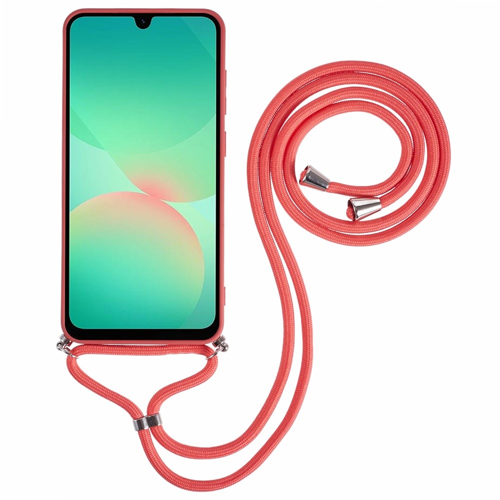 Bélelt zselés tok húzózsinórral Samsung Galaxy A17 5G - bordó színben