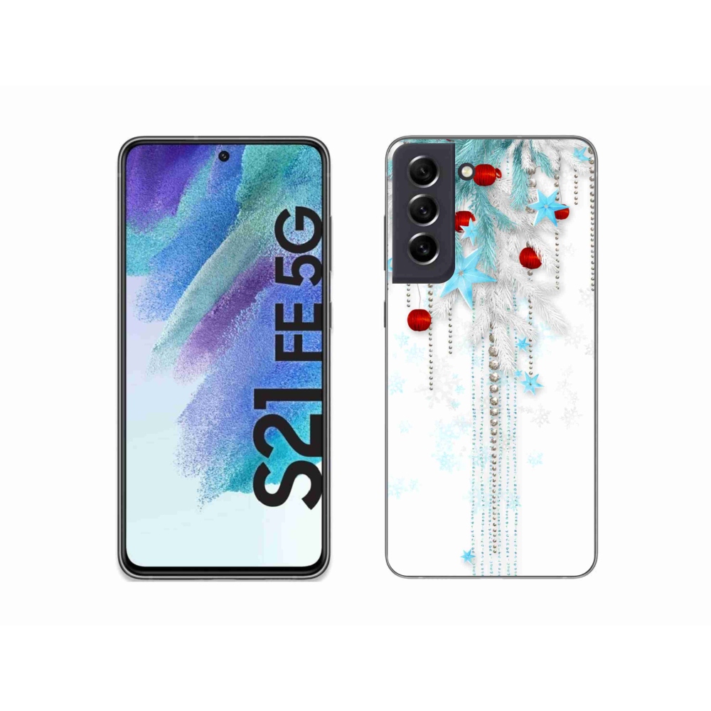Gél borítás mmCase Samsung Galaxy S21 FE 5G - karácsonyi dekorációk