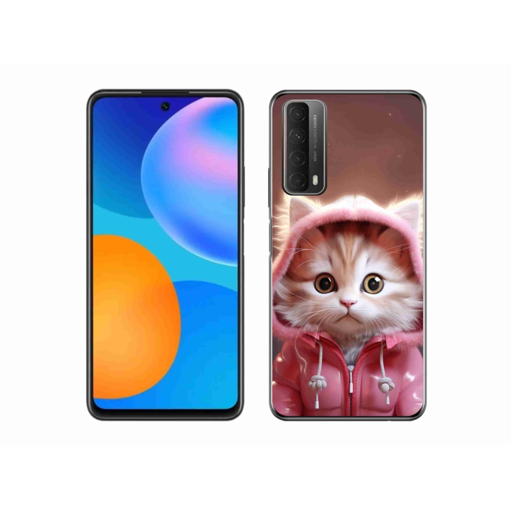Gél borító mmCase a Huawei P Smart (2021) - aranyos cica 3