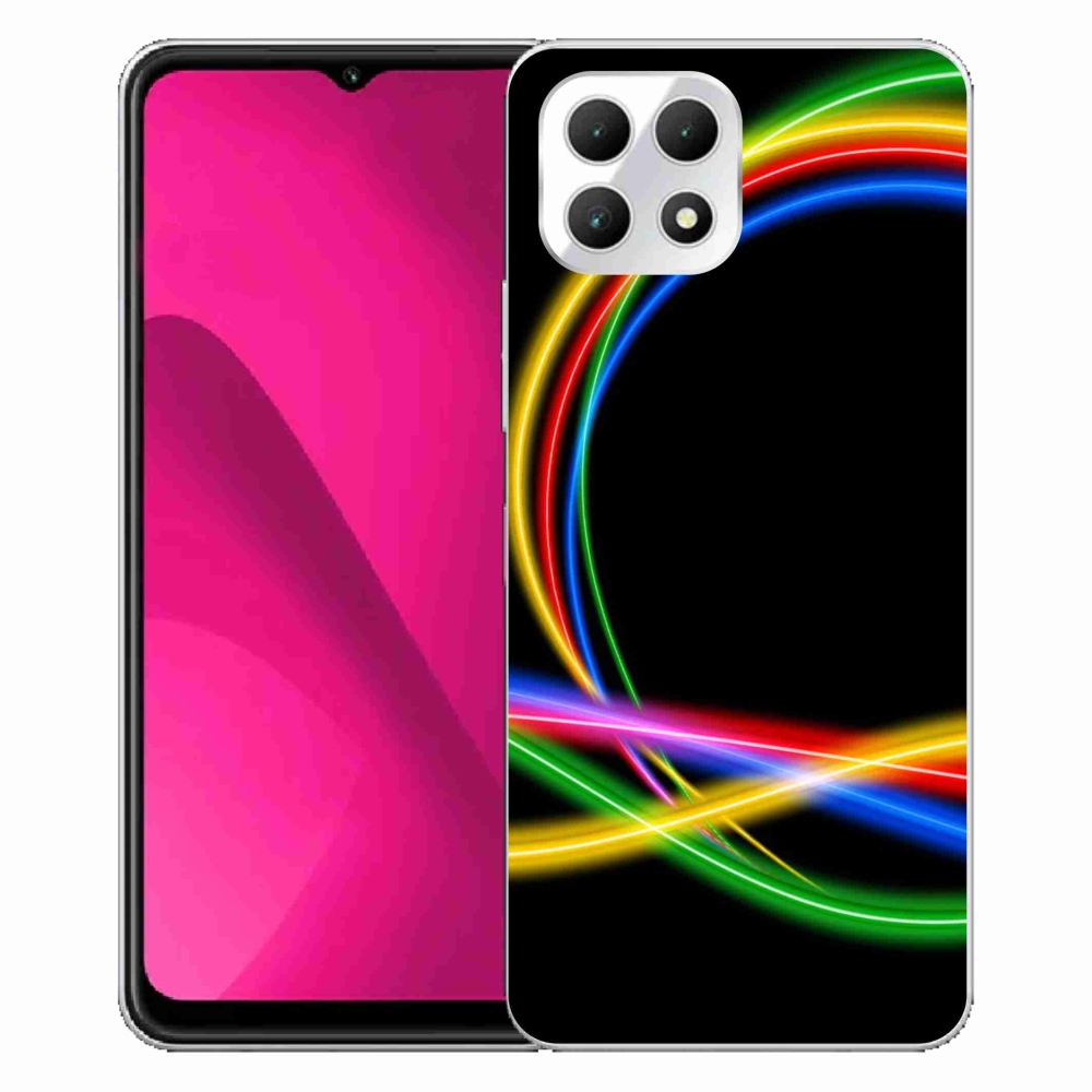 Zselés borítás mmCase a T-Mobile T Phone 2 készülékhez - neon körök