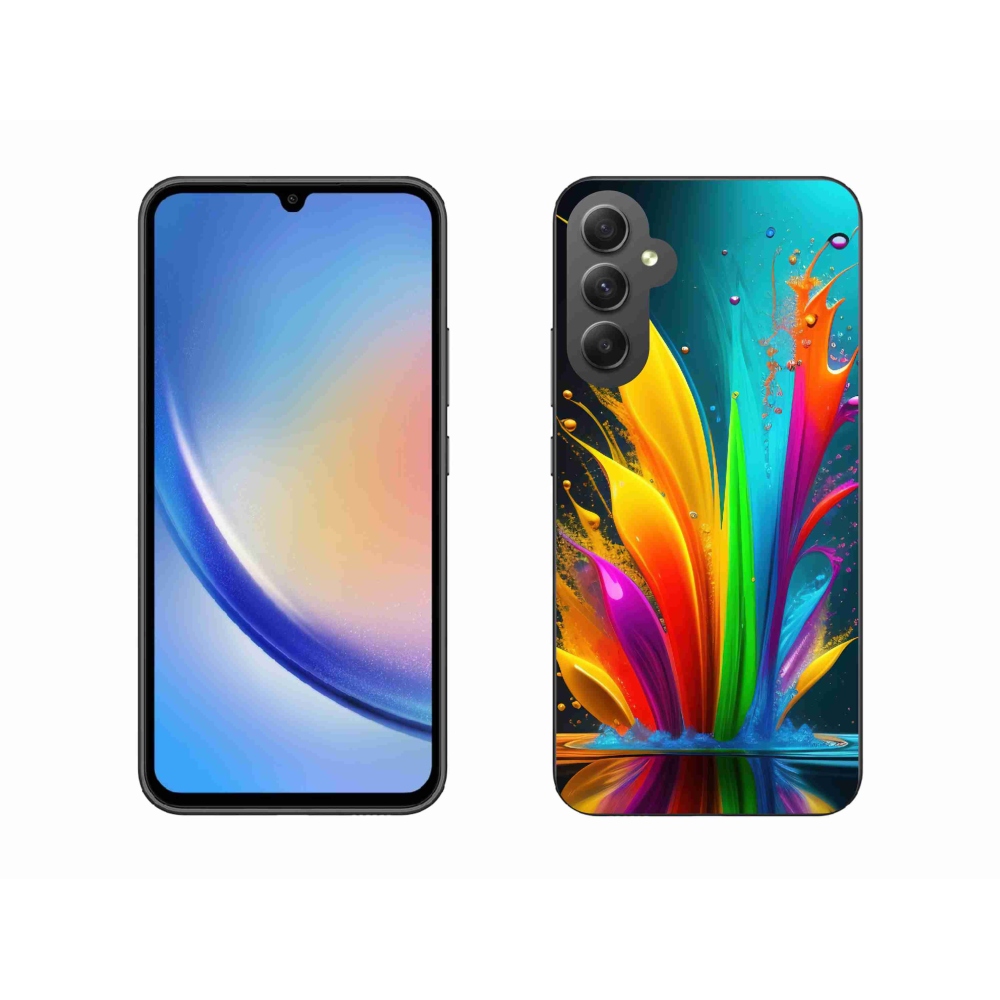 Gél borítás mmCase Samsung Galaxy A34 5G - absztrakt motívum 1