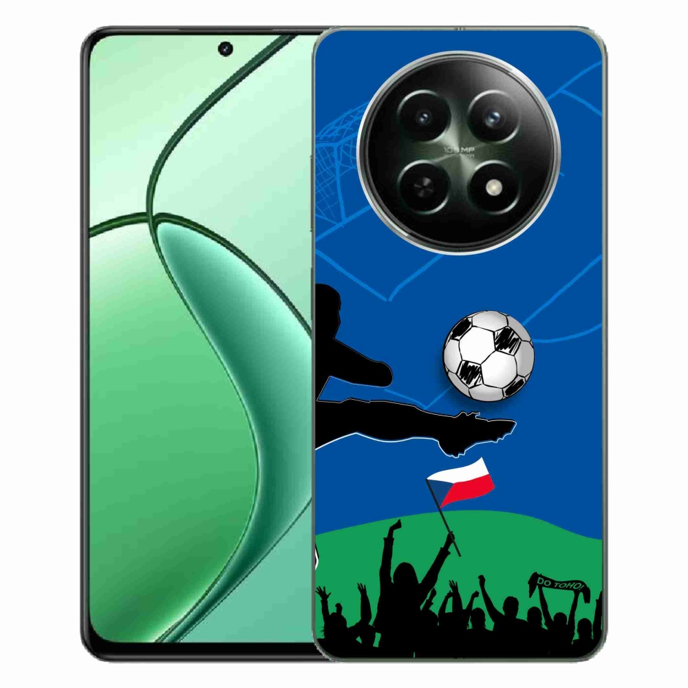 Gél borítás mmCase a Realme 12 5G/12x 5G számára - futballszurkolók számára