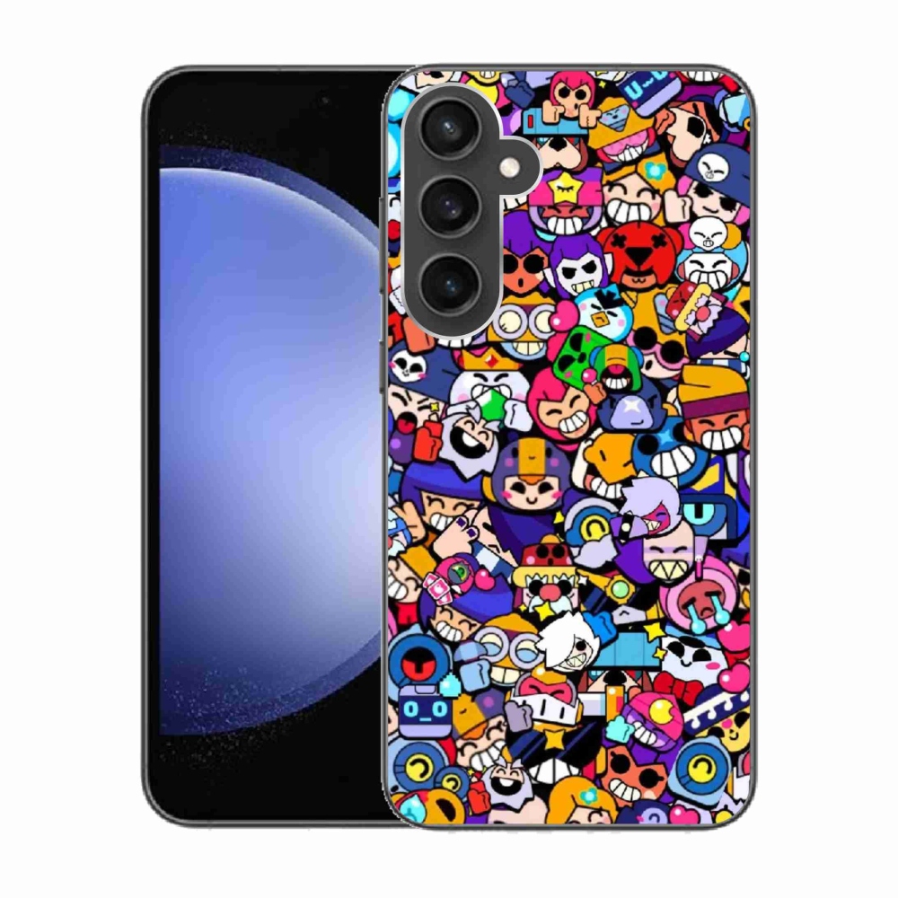 Gél borítás mmCase Samsung Galaxy S23 FE - verekedős csillagok 2