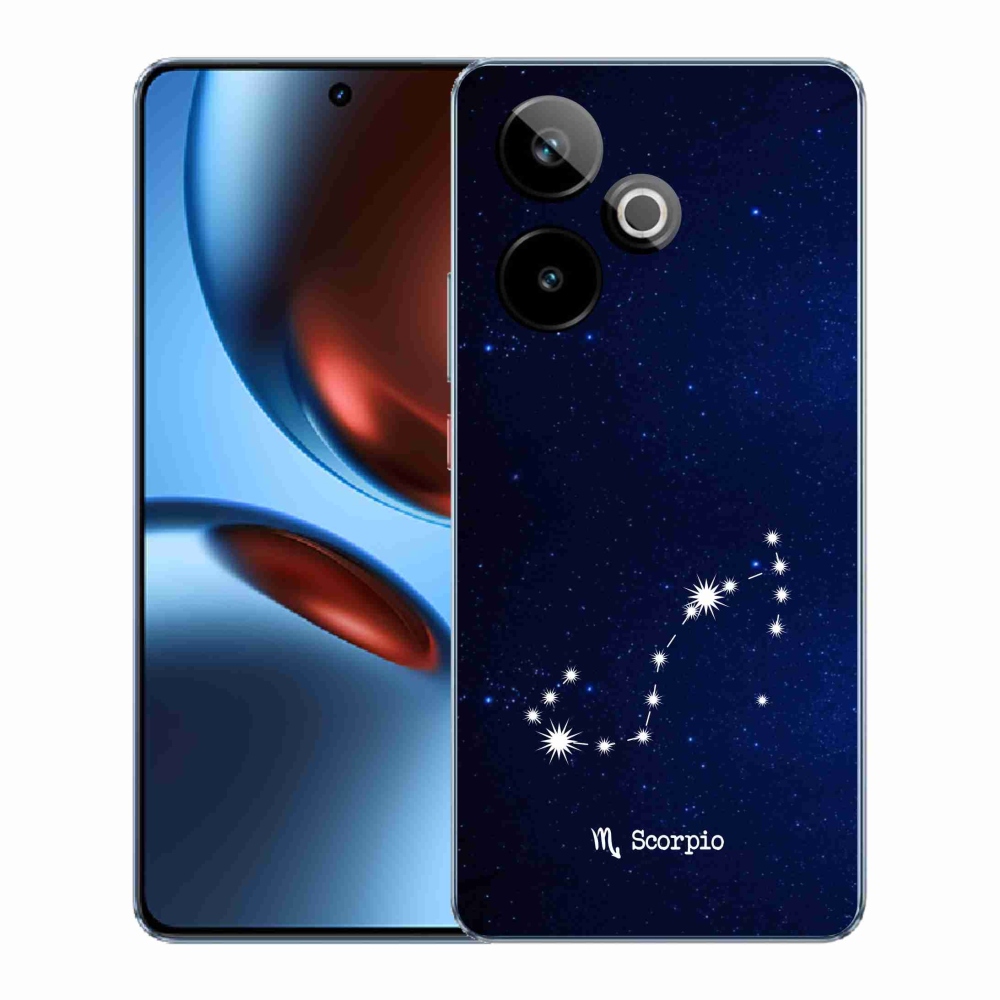 Rugalmas zselés tok mmCase képpel a Realme GT 7 5G/GT 7T 5G - Skorpió csillagképhez