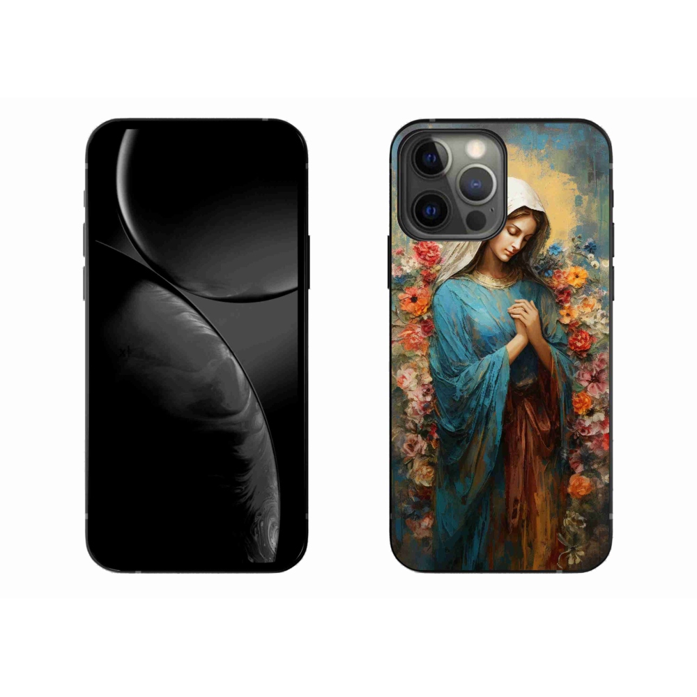Zselés borítás mmCase iPhone 13 Pro Max készülékhez - szent nő