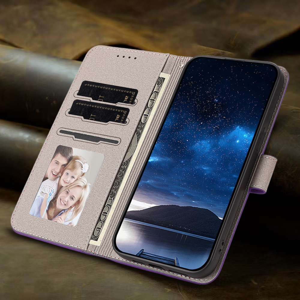 Snap book tok Xiaomi Redmi 15 4G/5G (171mm) - sötét lila