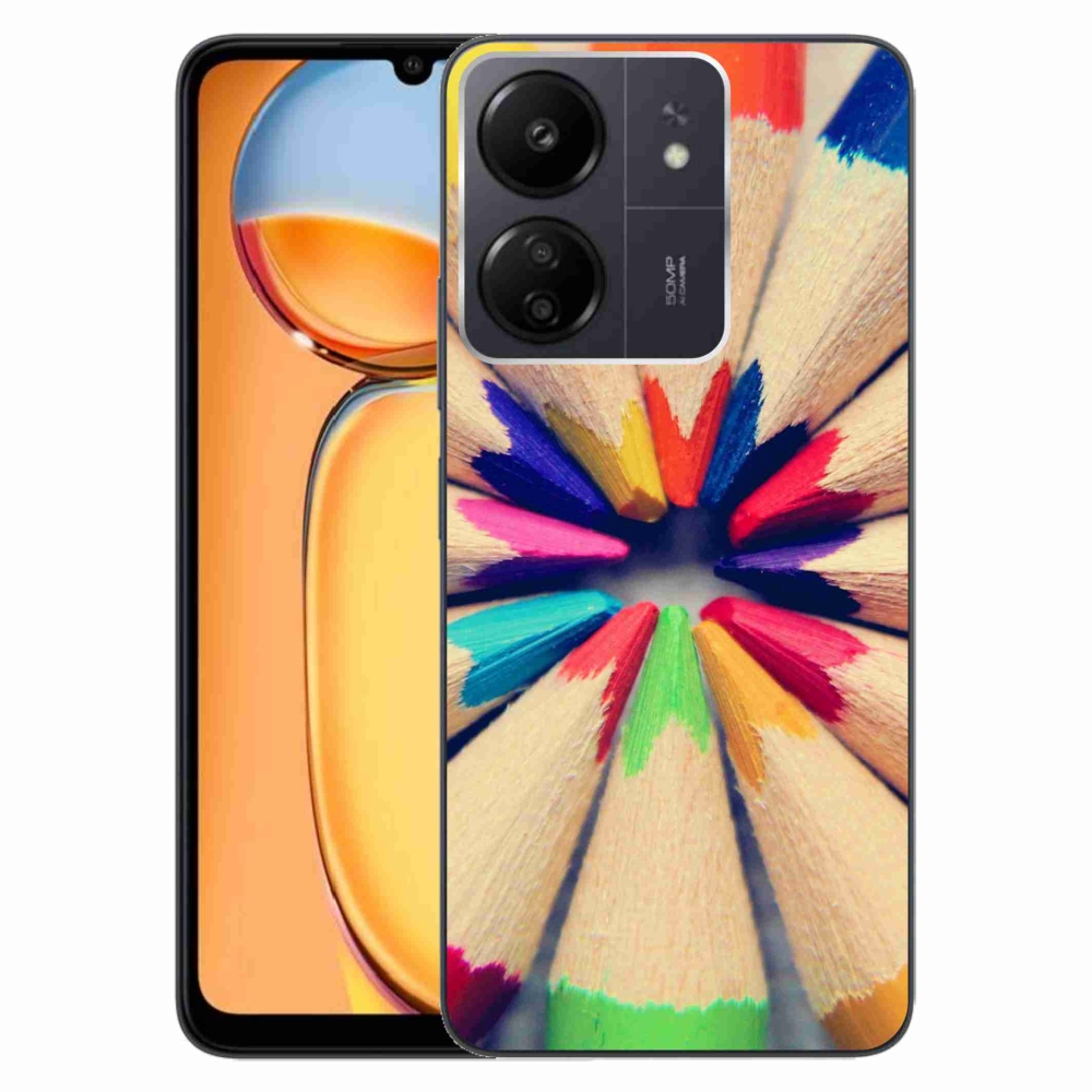Gél borítás mmCase a Xiaomi Poco C65/Redmi 13C-hez - zsírkréták
