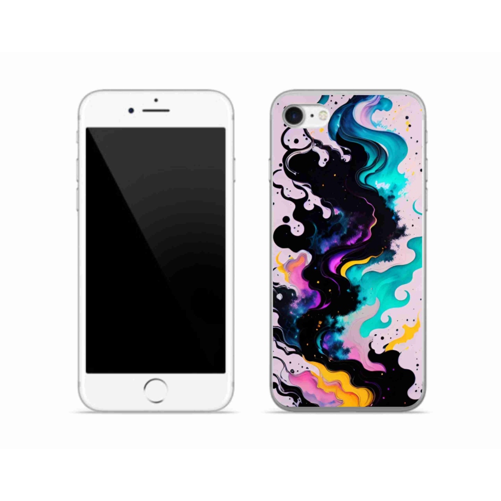 Gél borítás mmCase iPhone SE (2020) - absztrakt motívum 4