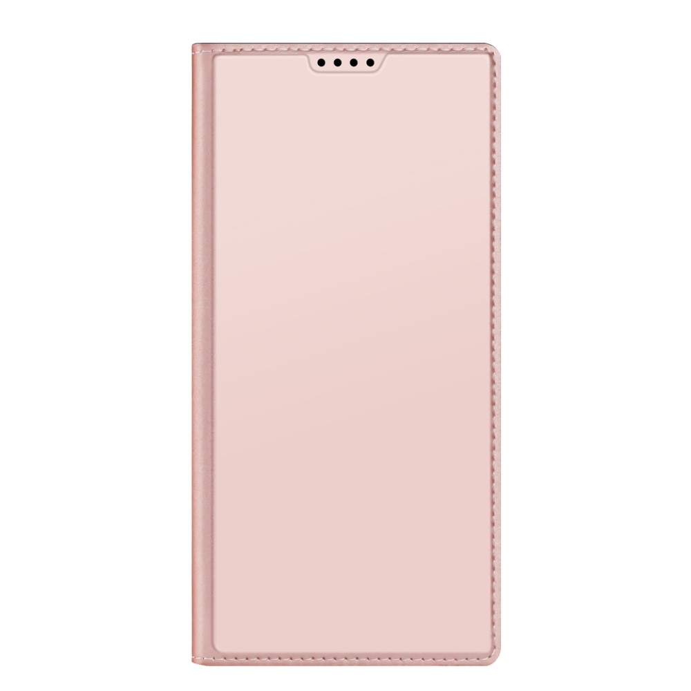 DUX könyvtáska Samsung Galaxy S25 Ultra készülékhez - rózsaarany