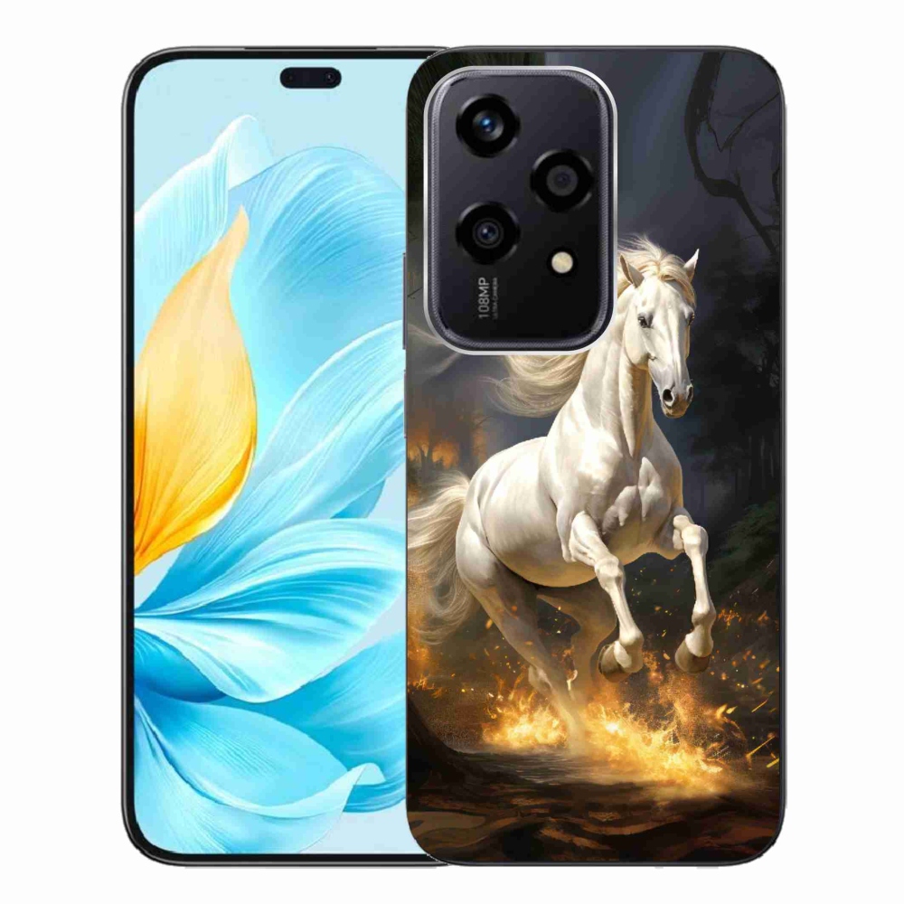 Zselés borítás mmCase a Honor 200 Lite 5G készülékhez - fehér ló 2