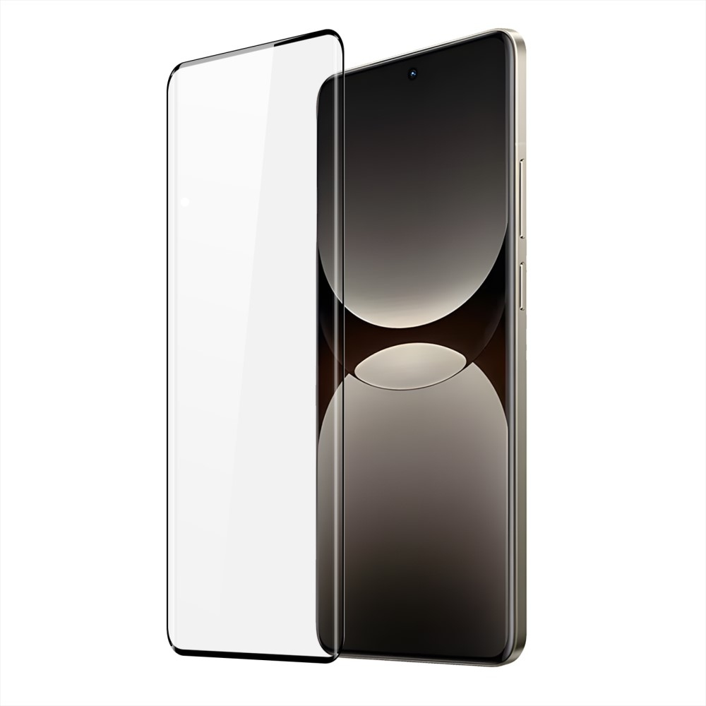 DUX 3D teljes képernyős edzett üveg (csak a széleken ragasztóval) a Realme GT 7 Pro 5G készüléken