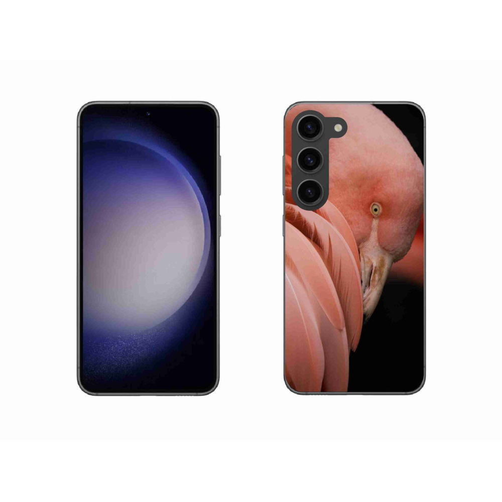Zselés borítás mmCase Samsung Galaxy S23 5G - flamingó 3